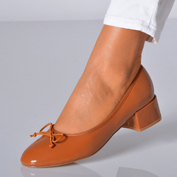 Pantofi Cu Toc Dama Odelina Camel- Need 4 Shoes