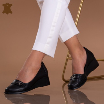Pantofi Dama Piele Naturala Avia Negri