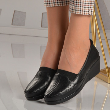 Pantofi Dama Piele Naturala  Lecadia Negri - Need 4 Shoes