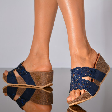 Papuci Dama Deria Navy