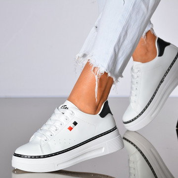 Adidasi Dama Jazz Alb/Negru