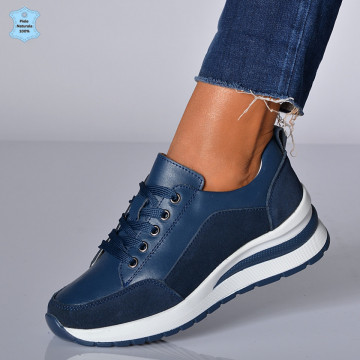 Adidasi Dama Piele Naturala Ariela Navy