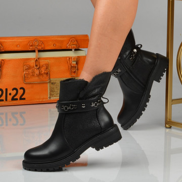 Botine Bianca Negre - Need 4 Shoes