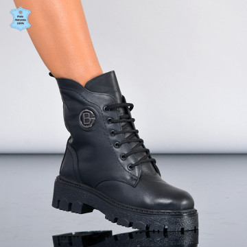 Ghete Dama Piele Naturala Deea 2 Negre