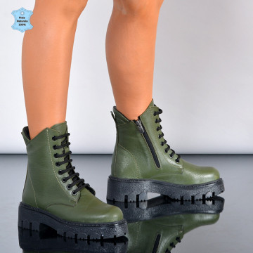 Ghete Dama Piele Naturala Deea Olive