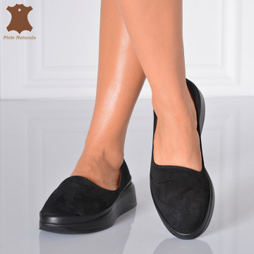 Pantofi Dama Piele Naturala Bliss 2 Negri