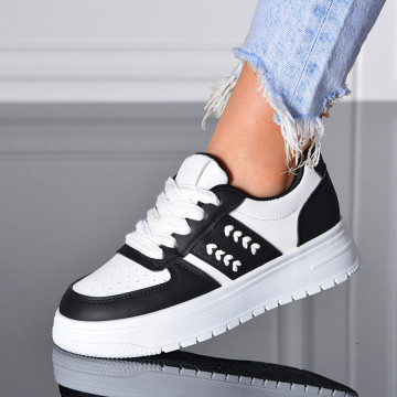 Adidasi Dama Celsy Alb/Negru