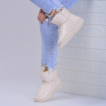Cizme Dama Imblanite Patsy 2 Bej - Need 4 Shoes