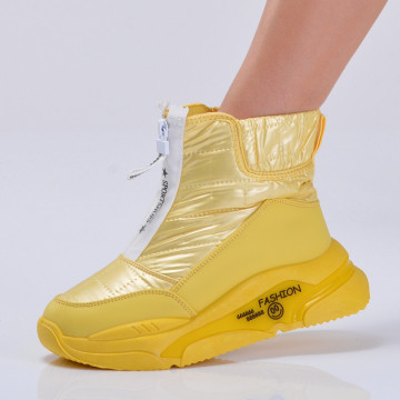 Cizme Dama Imblanite Rock Galbene-Need 4 Shoes