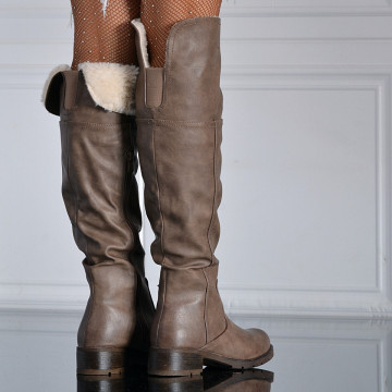 Cizme Dama Imblanite Viva Kaki- Need 4 Shoes
