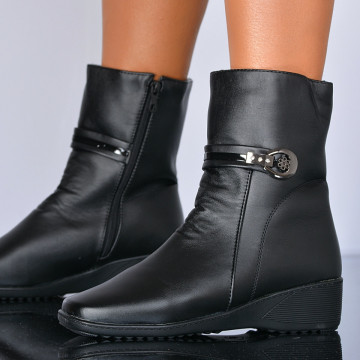 Ghete Dama Imblanite Madalina 7 Negre- Need 4 Shoes