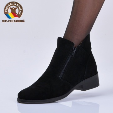 Ghete Dama Piele Naturala Bety 2 Negre - Need 4 Shoes