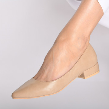 Pantofi Cu Toc Dama Amadeo Bej-Need 4 Shoes
