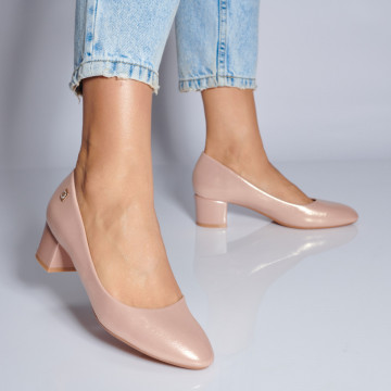 Pantofi Cu Toc Dama Ramona Roze