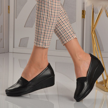 Pantofi Dama Piele Naturala  Lecadia Negri - Need 4 Shoes