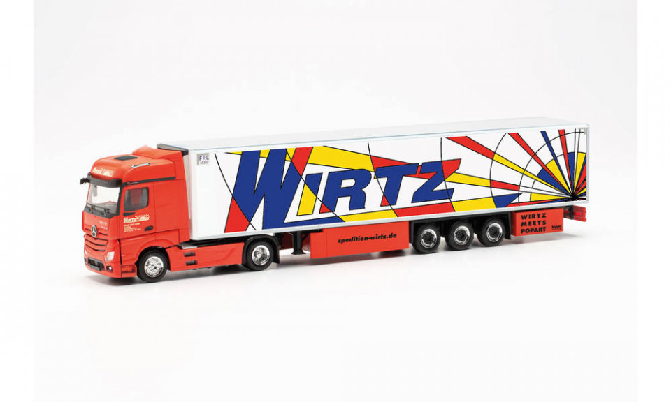 1/87 Herpa MB Actros StreamSpace Construction Site Office Witting-