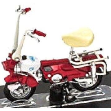 red CARNIELLI Motograziella Atlas 1:18 white