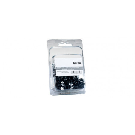 HERPA 1:87 - Set of wheels for trailer and semitrailer, chromium plated Content: 60 pcs.