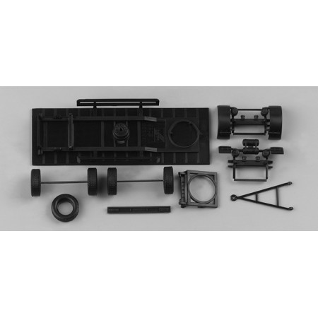 HERPA 1:87 - Chassis for trailer, firm body (7,15m) Content: 2 pcs.