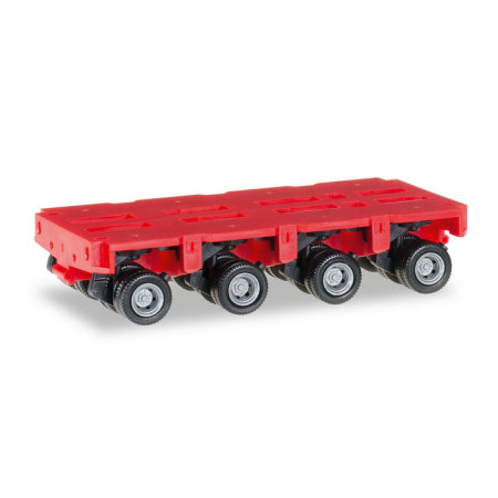 HERPA 1:87 - Goldhofer axles THP-SL 4a, red