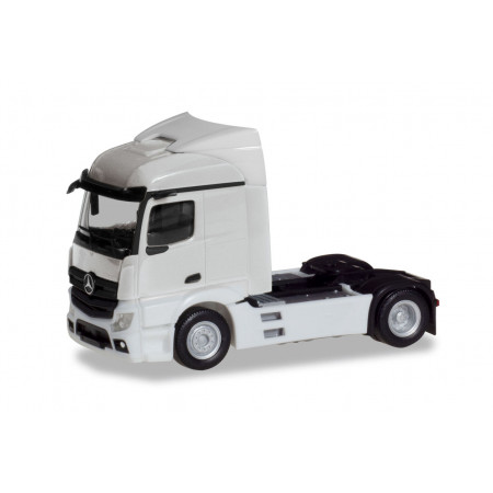 HERPA 1:87 - MERCEDES-BENZ ACTROS STREAMSPACE 2.3 TRAILER 2-AXLE, WHITE