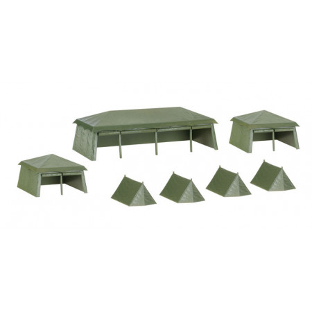 HERPA 1:87 - Military: Assembly kit tents (7 pieces)