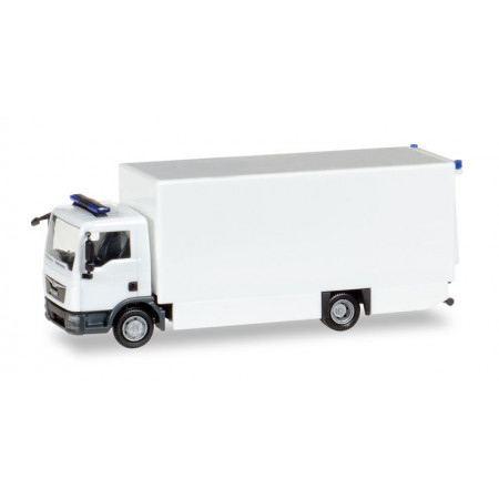 HERPA 1:87 - MiniKit: MAN TGL box truck, white / unprinted