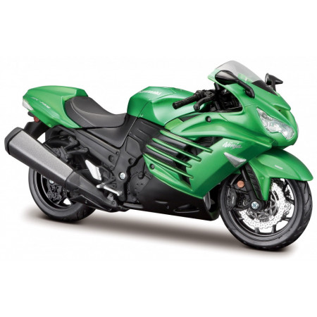 MAISTO 1:12 - KAWASAKI NINJA ZX-14R 'KIT', GREEN/BLACK