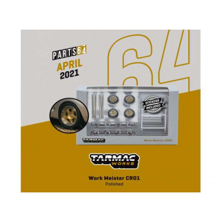 TARMAC 1:64 - WORK MEISTER CR01, GOLD POLISHED