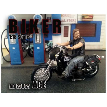 AMERICAN DIORAMA 1:18 - BIKER *ACE*