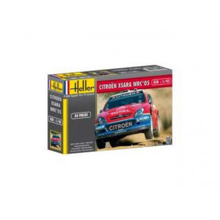 HELLER 1:43 - CITROEN XSARA WRC 2005, PLASTIC MODELKIT