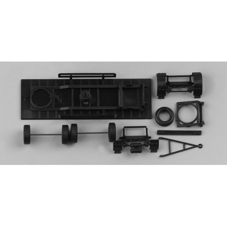 HERPA 1:87 - Chassis for trailer, firm body (7,45m) Content: 2 pcs.