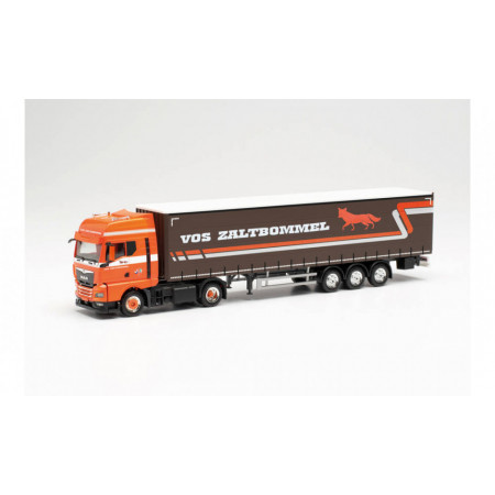 HERPA 1:87 - MAN TGX GX curtain canvas semitrailer „Vos Zaltbommel“ (Niederlande/Zaltbommel)