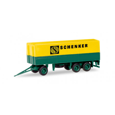 HERPA (MINIKIT) 1:87 - canvas trailer 3-axle "Schenker"