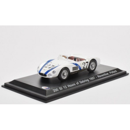 MAGAZINE MODELS 1:43 - MASERATI 200 SI 12 HOURS OF SEBRING, 1957 144 REVENTLOW, POLLACK