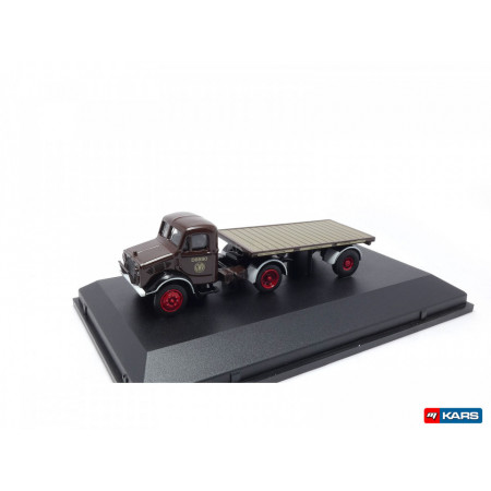 OXFORD 1:76 (00) - GWR Bedford OX Flatbed Trailer