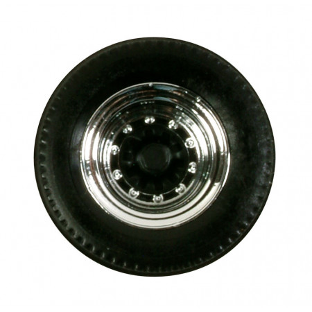 HERPA 1:87 - Tires for trailer (chromium / black, 12 sets)