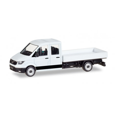 HERPA (MINIKIT) 1:87 - MAN TGE double cabin with platform, white