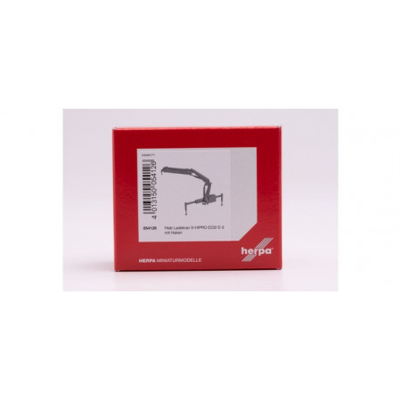 HERPA 1:87 - Hiab X-HIPRO 232-E3 loading crane with hook, red