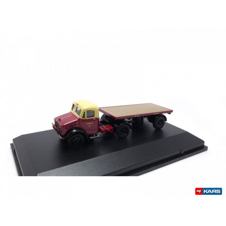 OXFORD 1:76 (00) - Bedford OX Flatbed Trailer British Rail