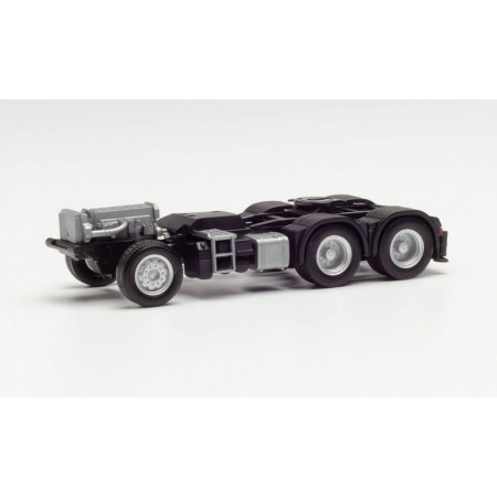 HERPA 1:87 - PARTS SERVICE CHASSIS MERCEDES-BENZ 6X4 WITH REAR SUPPORT AND CONSOLE FOR LOADING CRANE (2 PIECES)