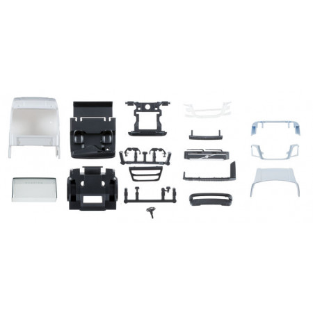 HERPA 1:87 - Volvo FH GL XL driver's cabin with side skirting and roof spoiler Content: 2 pcs.