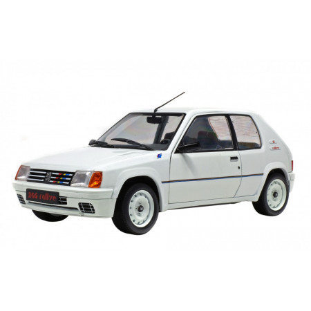 SOLIDO 1:18 - PEUGEOT 205 GTI 1.9 PHASE 1 WHITE