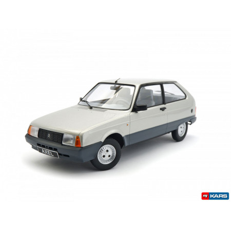 TRIPLE 9 1:18 - CITROEN AXEL 12 TRS 1990 - ARGINTIU