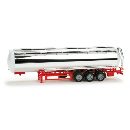 HERPA 1:87 - Chromium plated foodtank trailer, undecorated