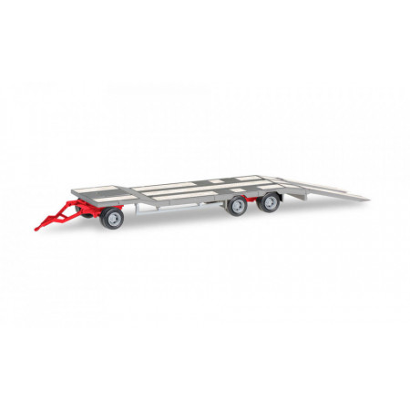 HERPA 1:87 - Goldhofer TU 3 construction site trailer, light grey