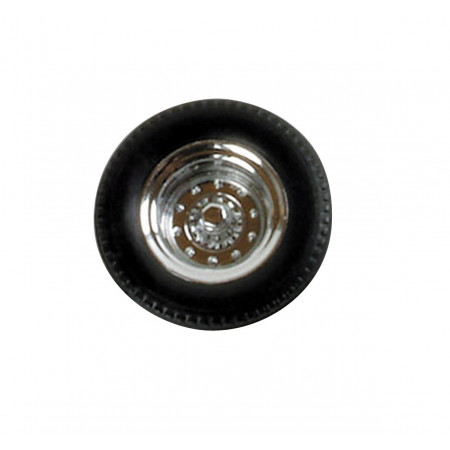 HERPA 1:87 - Set of wheels for trailer, chromium plated, new generation