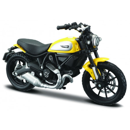 MAISTO 1:18 - DUCATI SCRAMBLER, YELLOW/BLACK