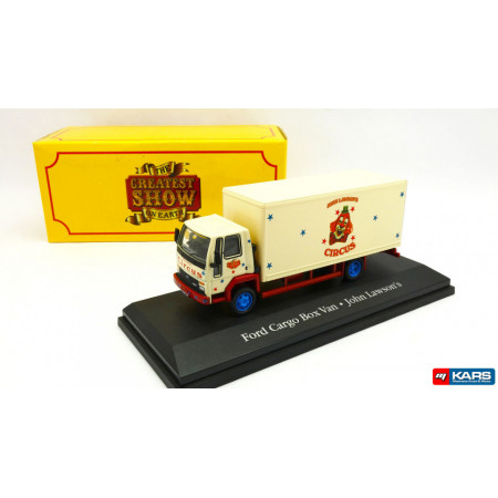 ATLAS 1:76 - FORD CARGO TRUCK BOX VAN JOHN LAWSON'S CIRCUS