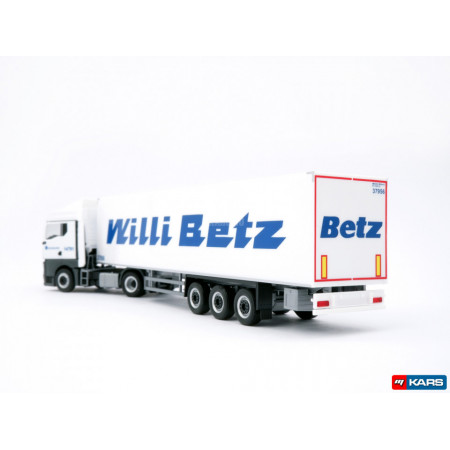 高評価！ 1/87 Herpa MAN TGX XLX Euro 6C Lowliner-Trailer 